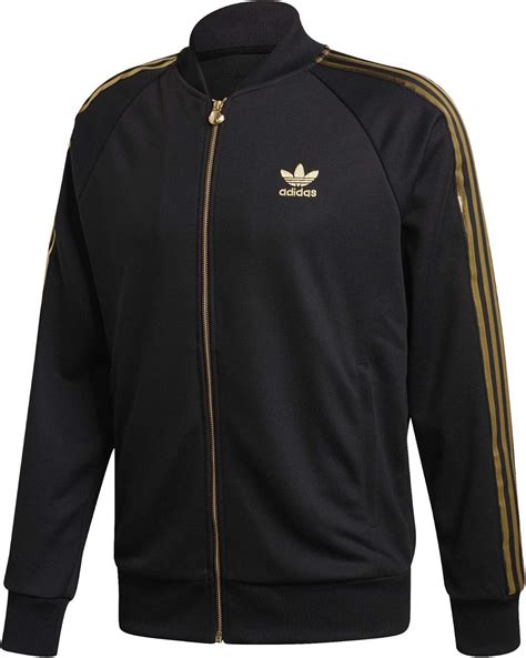 adidas jacke schwarz gold mit kapuze|Kapuzenjacken .